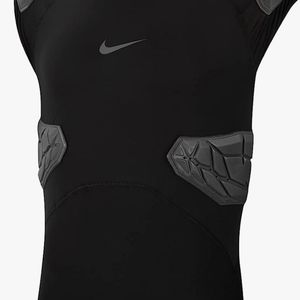Nike Men's Pro Hyperstrong 4-Pad Football Base Layer Top (as1, Black/Dark Grey)